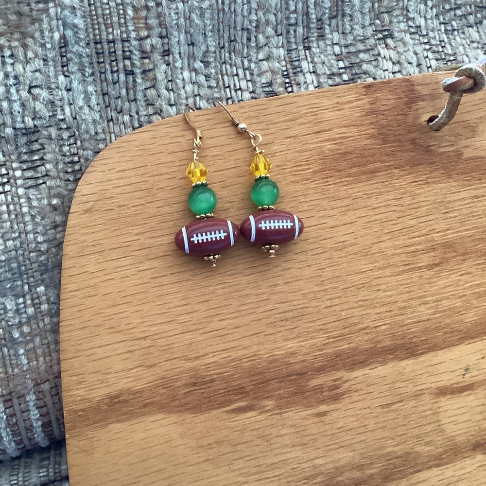 Boutique: Green Bay packers earrings - Picture 6 of 7